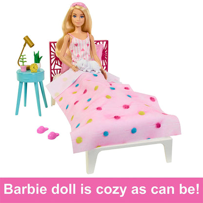 Doll And Bedroom Playset - HPT55 DOLLS &amp; PLAYSETS by BARBIE at Sundora