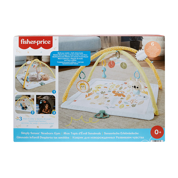 Simply Senses Newborn Gym Baby Activity Mat With 6 Sensory Toys- HRB15 GYMS &amp; PLAYMATS by FISHER-PRICE at Sundora
