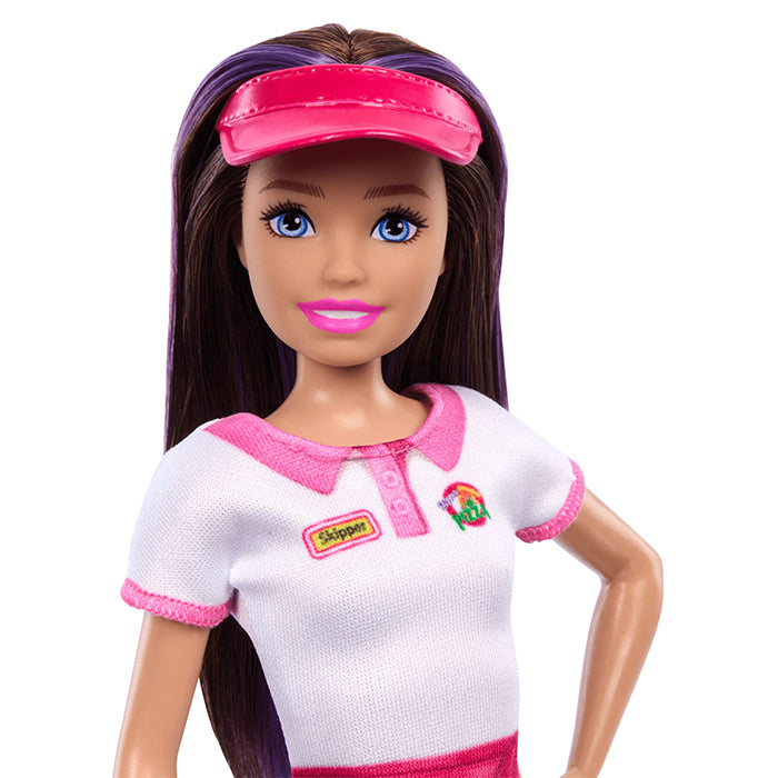 Skipper First Jobs, Pizzeria Waitress Doll With Accessories, includes Pizza &amp; Takeout Box - HTK36 DOLLS by BARBIE at Sundora