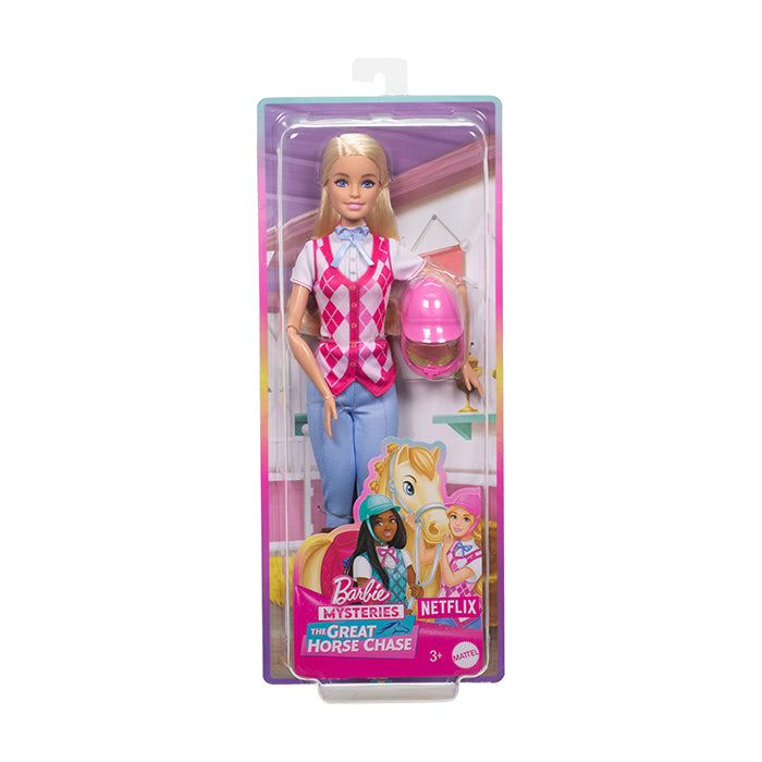 Barbie Mysteries: The Great Horse Chase “Malibu” Doll with Riding Clothes &amp; Accessories - HXY38 DOLLS by BARBIE at Sundora