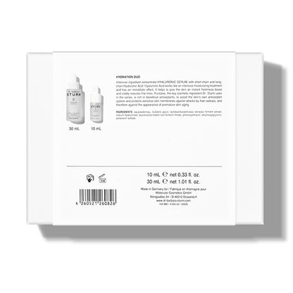 HYDRATION DUO 10ML+30ML FACE SERUM by DR. BARBARA STURM at Sundora