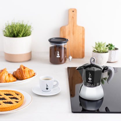 BLACK MOKA INDUCTION GLASSWARE by BIALETTI at Sundora