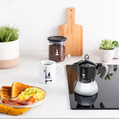 BLACK MOKA INDUCTION GLASSWARE by BIALETTI at Sundora