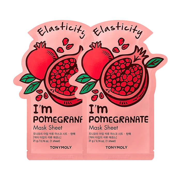 I AM POMEGRANATE MASK SHEET - ELASTICITY FACE MASK by TONYMOLY at Sundora