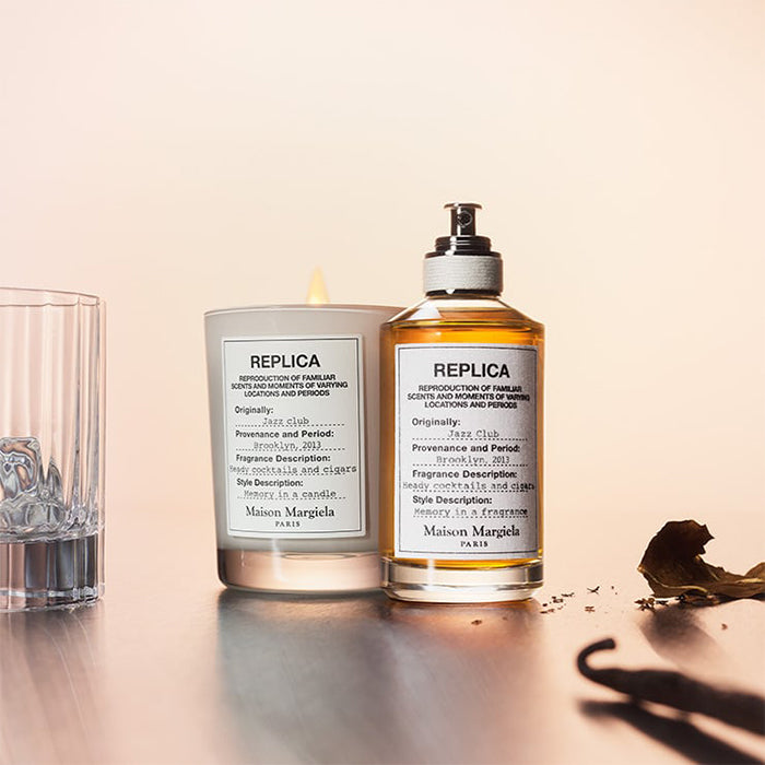 REPLICA JAZZ CLUB SCENTED CANDLE CANDLE by MAISON MARGIELA at Sundora