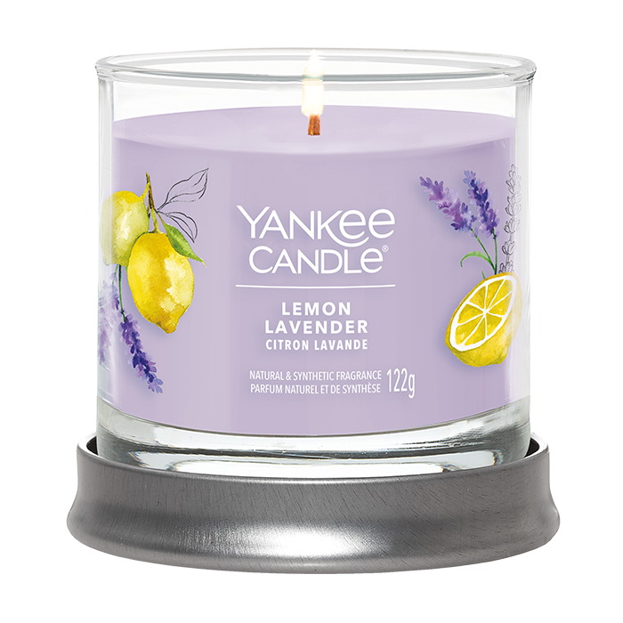 LEMON LAVENDER SIGNATURE SMALL TUMBLER CANDLE CANDLE by YANKEE CANDLE at Sundora