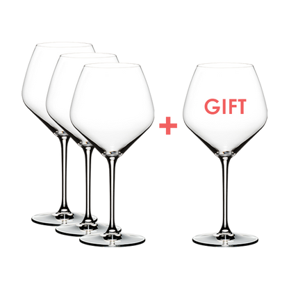 Extreme Pinot Noir Glasses 3+1 Set