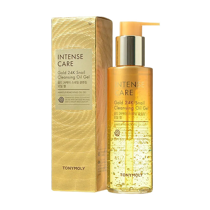INTENSECARE GOLD 24K SNAIL CLEANSING OIL GEL CLEANSER by TONYMOLY at Sundora