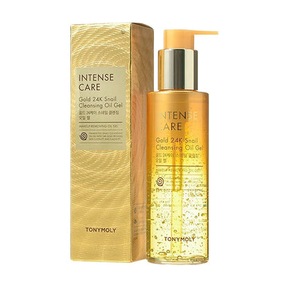 INTENSECARE GOLD 24K SNAIL CLEANSING OIL GEL CLEANSER by TONYMOLY at Sundora