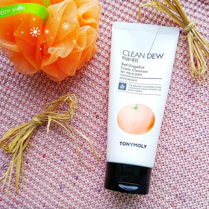 CLEAN DEW RED GRAPEFRUIT FOAM CLEANSER CLEANSER by TONYMOLY at Sundora