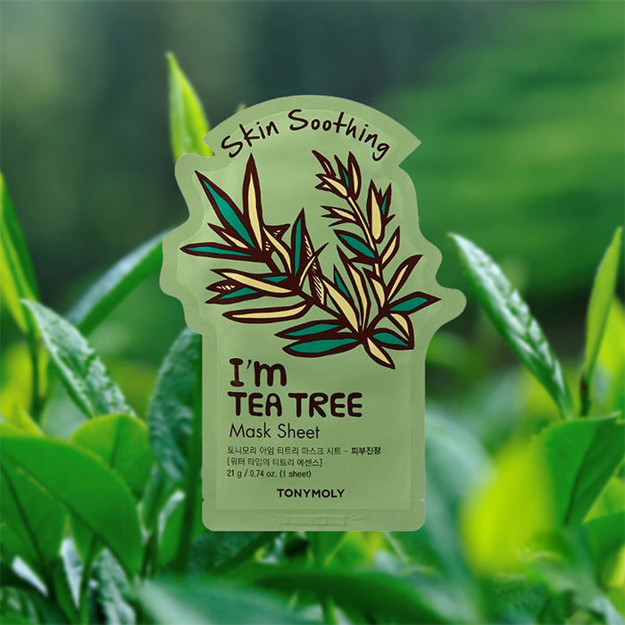 I AM TEA TREE MASK SHEET – CALMING FACE MASK by TONYMOLY at Sundora