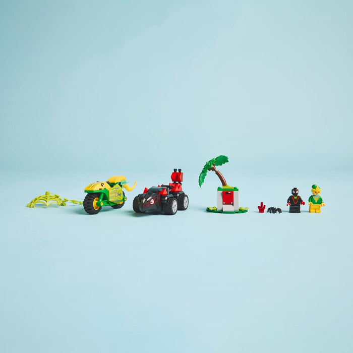 11198 Spin and Electro Dinosaur Vehicle Chase