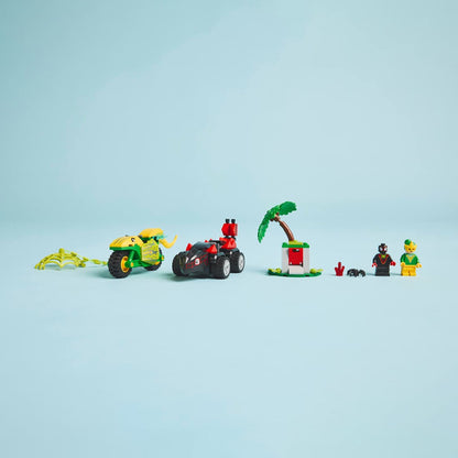 11198 Spin and Electro Dinosaur Vehicle Chase