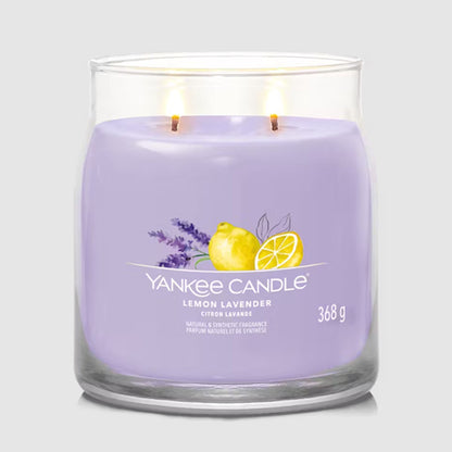 LEMON LAVENDER SIGNATURE JAR CANDLE by YANKEE CANDLE at Sundora
