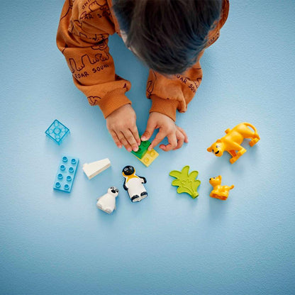 10442 Wild Animal Families: Penguins &amp; Lions