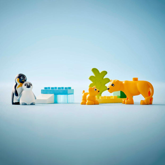 10442 Wild Animal Families: Penguins &amp; Lions