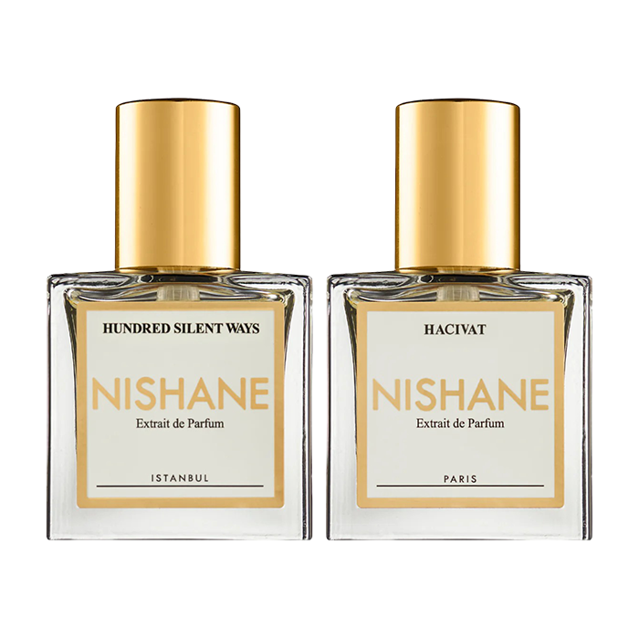 HUNDRED SILENT WAYS &amp; HACIVAT TRAVEL SET PERFUME by NISHANE at Sundora