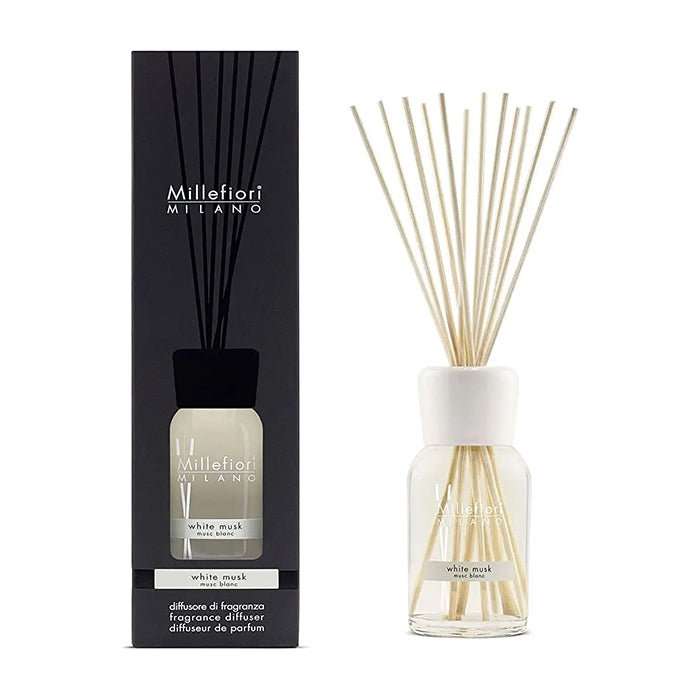 MILLEFIORI MILANO REED DIFFUSER WHITE MUSK DIFFUSER by MILLEFIORI MILANO at Sundora