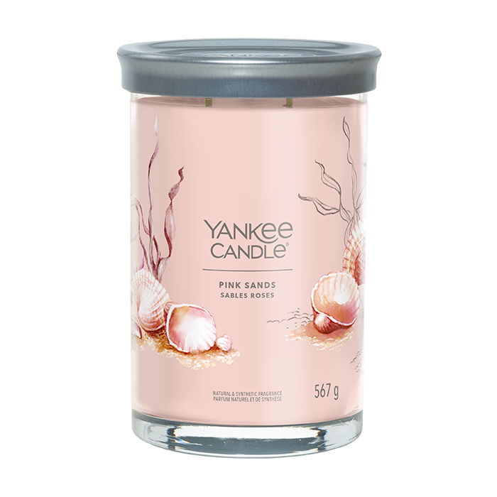 SIGNATURE TUMBLER PINK SANDS CANDLE by YANKEE CANDLE at Sundora
