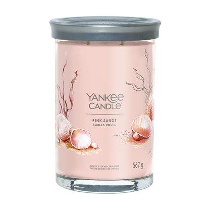 SIGNATURE TUMBLER PINK SANDS CANDLE by YANKEE CANDLE at Sundora