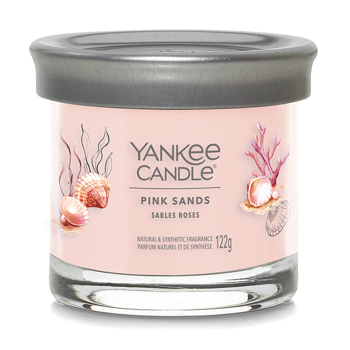 PINK SANDS SIGNATURE SMALL TUMBLER CANDLE CANDLE by YANKEE CANDLE at Sundora