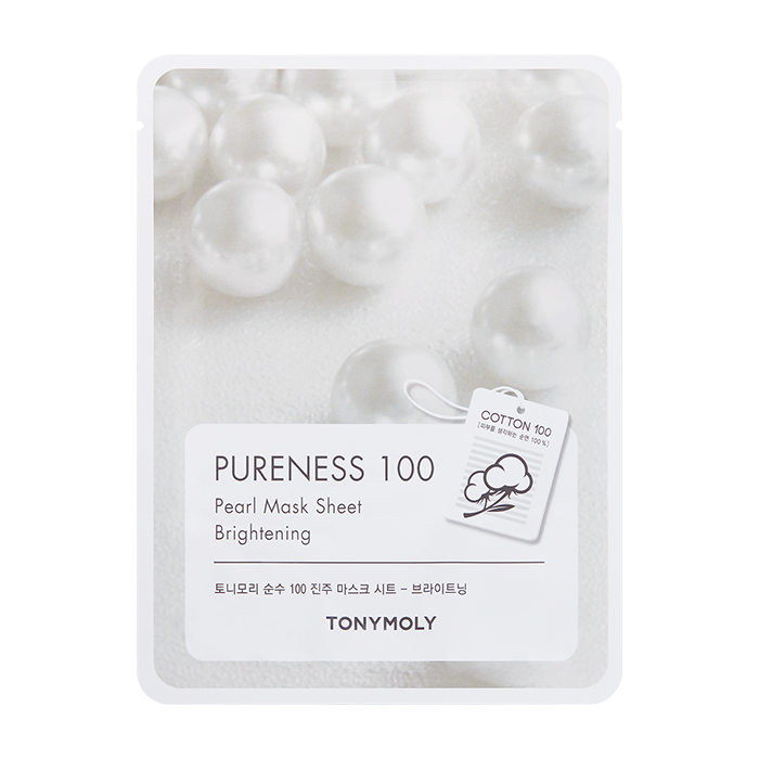 PURENESS 100 PEARL MASK SHEET2 FACE MASK by TONYMOLY at Sundora