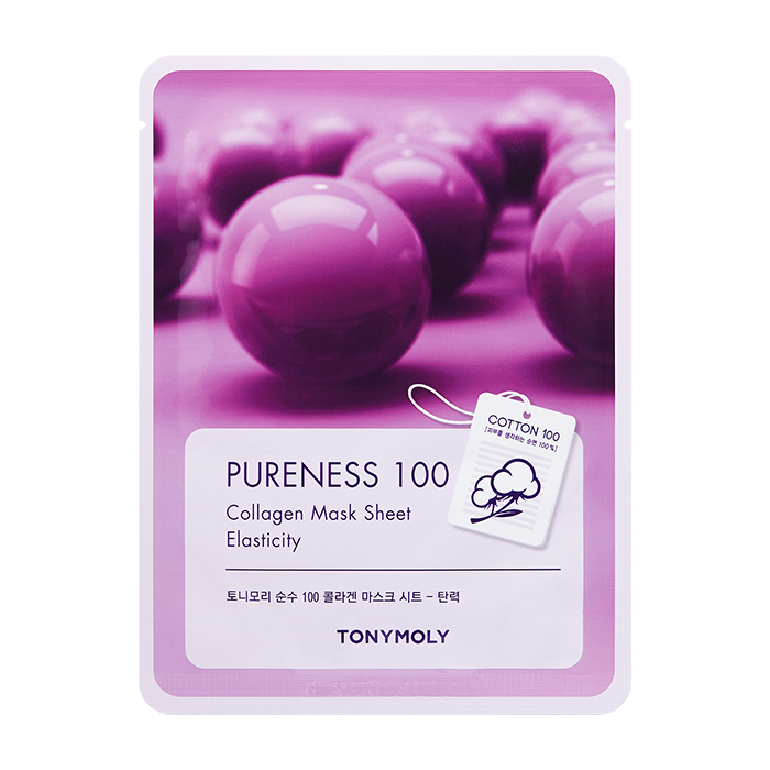 PURENESS 100 COLLAGEN MASK SHEET2 SHEET MASK by TONYMOLY at Sundora