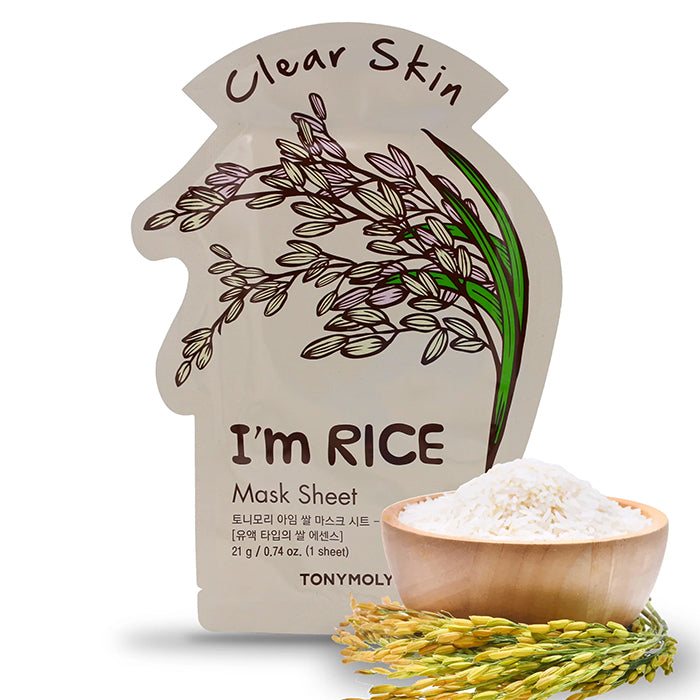 I AM RICE MASK SHEET FACE MASK by TONYMOLY at Sundora