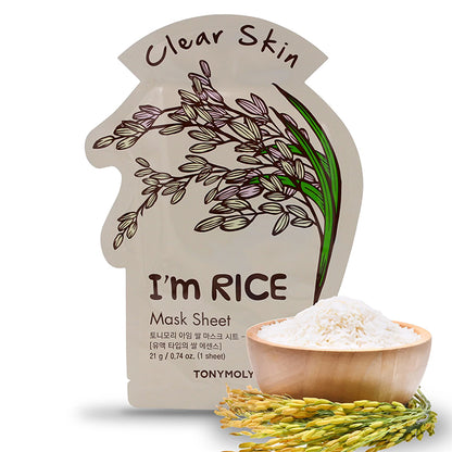 I AM RICE MASK SHEET FACE MASK by TONYMOLY at Sundora