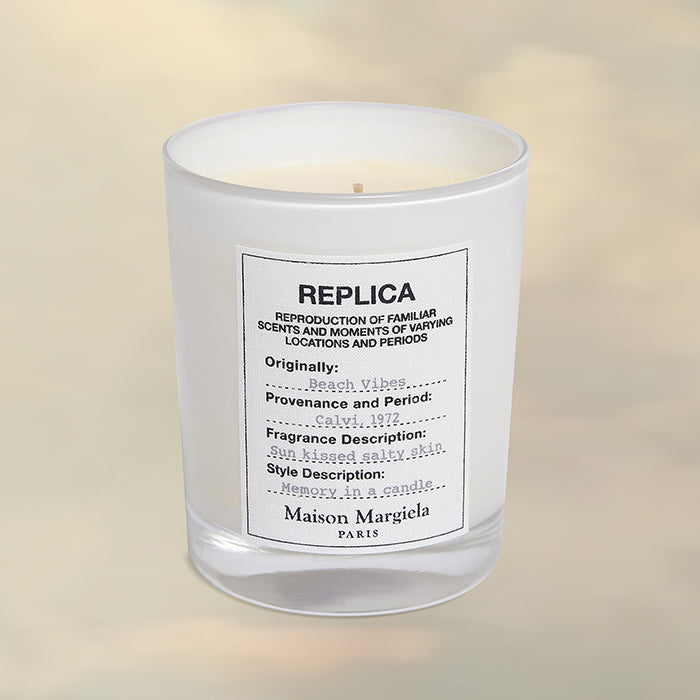 REPLICA BEACH VIBES SCENTED CANDLE CANDLE by MAISON MARGIELA at Sundora