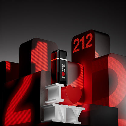 212 VIP BLACK I ♥ NY EAU DE PARFUM PERFUME by CAROLINA HERRERA at Sundora