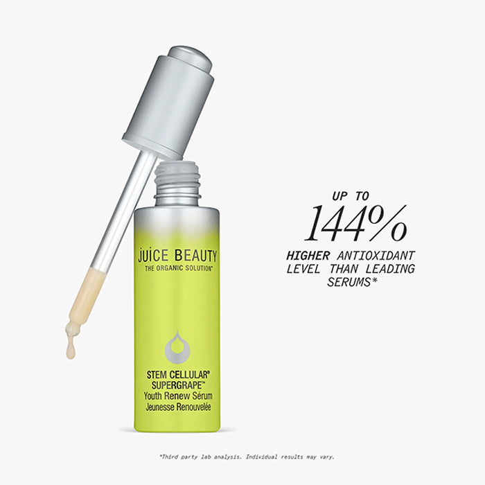 STEM CELLULAR SUPERGRAPE YOUTH RENEW SERUM WITH HYALURONIC ACID SKINCARE by JUICE BEAUTY at Sundora