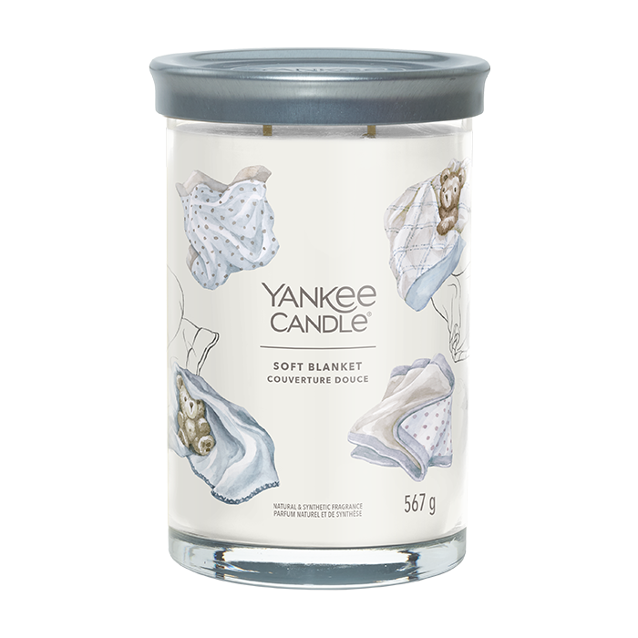SOFT BLANKET SIGNATURE LARGE TUMBLER CANDLE CANDLE by YANKEE CANDLE at Sundora