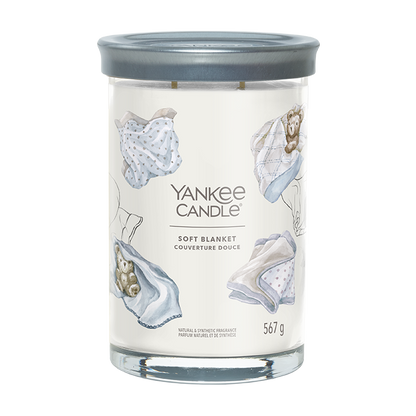 SOFT BLANKET SIGNATURE LARGE TUMBLER CANDLE CANDLE by YANKEE CANDLE at Sundora