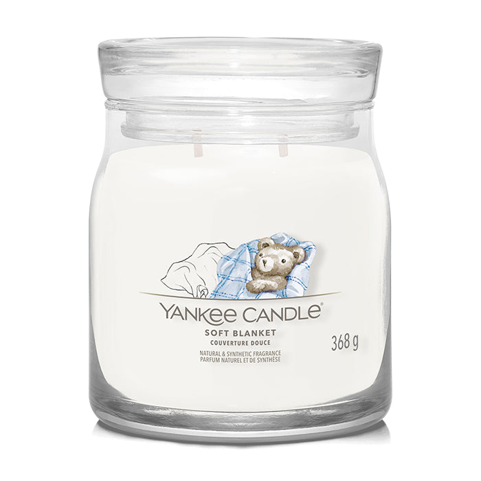 SOFT BLANKET SIGNATURE JAR CANDLE by YANKEE CANDLE at Sundora