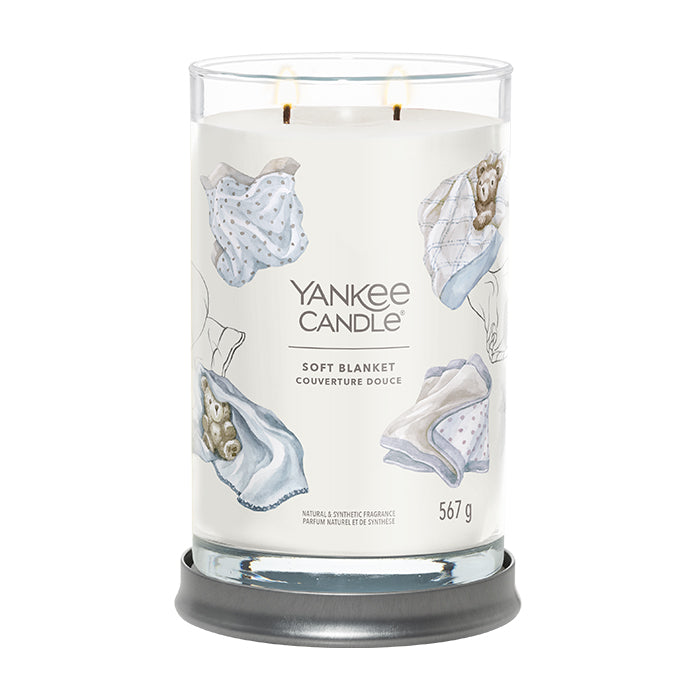 SOFT BLANKET SIGNATURE LARGE TUMBLER CANDLE CANDLE by YANKEE CANDLE at Sundora