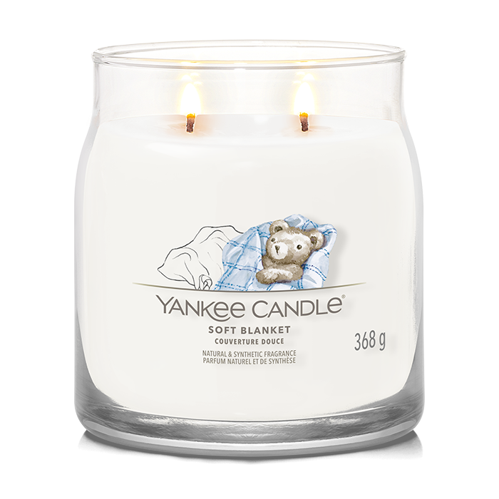 SOFT BLANKET SIGNATURE JAR CANDLE by YANKEE CANDLE at Sundora