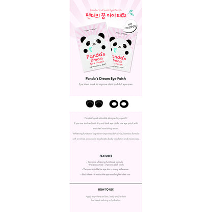 PANDA’S DREAM EYE PATCH EYE PATCH by TONYMOLY at Sundora
