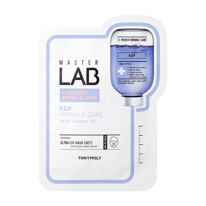 TM MASTER LAB EGF MASK SHEET - WRINKLE CARE SHEET MASK by TONYMOLY at Sundora