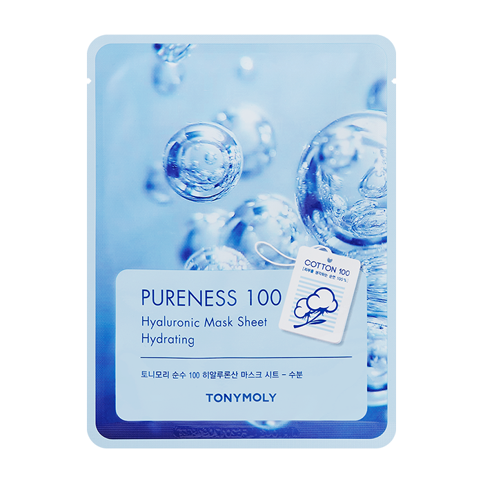 PURENESS 100 HYALURONIC ACID MASK SHEET2 SHEET MASK by TONYMOLY at Sundora