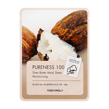 PURENESS 100 SHEA BUTTER MASK SHEET2 SHEET MASK by TONYMOLY at Sundora