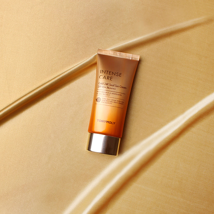 INTENSE CARE GOLD 24K SNAIL SUN CREAM SUNSCREEN by TONYMOLY at Sundora