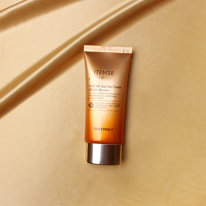 INTENSE CARE GOLD 24K SNAIL SUN CREAM SUNSCREEN by TONYMOLY at Sundora