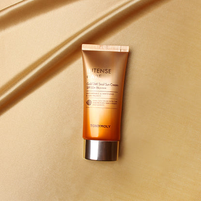 INTENSE CARE GOLD 24K SNAIL SUN CREAM SUNSCREEN by TONYMOLY at Sundora