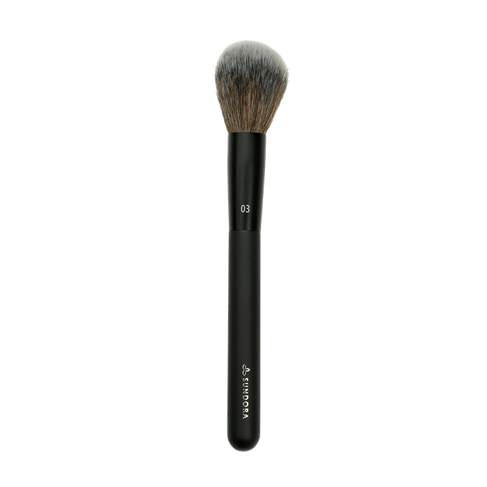 03 High Definition Blush Brush COSMETICS AND MAKEUP by SUNDORA at Sundora