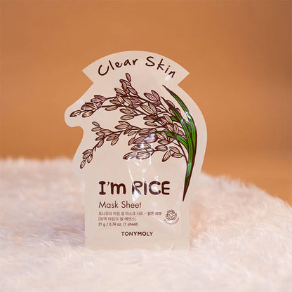 I AM RICE MASK SHEET FACE MASK by TONYMOLY at Sundora