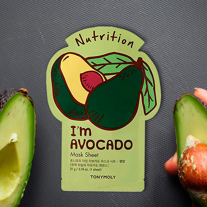 I AM AVOCADO MASK SHEET – NUTRITION FACE MASK by TONYMOLY at Sundora