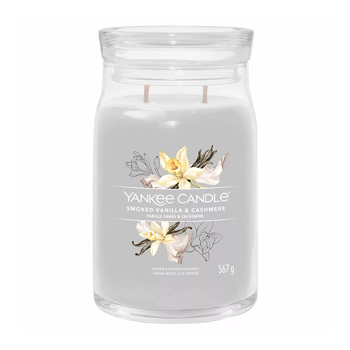 Smoked Vanilla &amp; Cashmere Signature Large Jar Candle