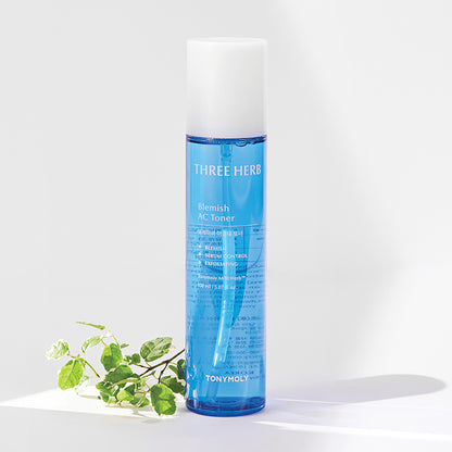 THREE-HERB BLEMISH AC TONER TONER by TONYMOLY at Sundora