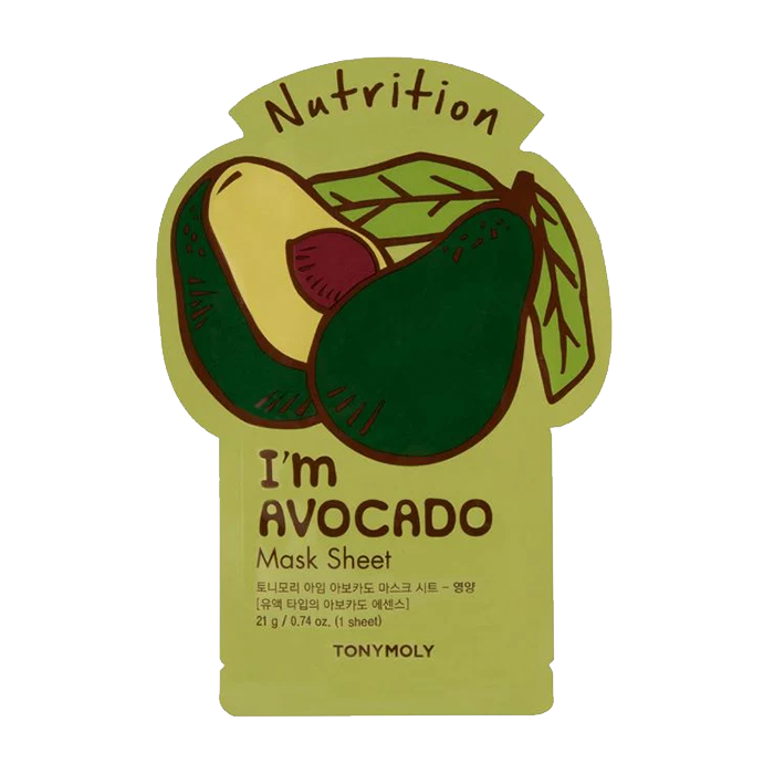 I AM AVOCADO MASK SHEET – NUTRITION FACE MASK by TONYMOLY at Sundora